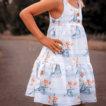 Schnittmuster Trägershirt und Kleid Mini Kathrin Gr. 86 - 164 - Sewando