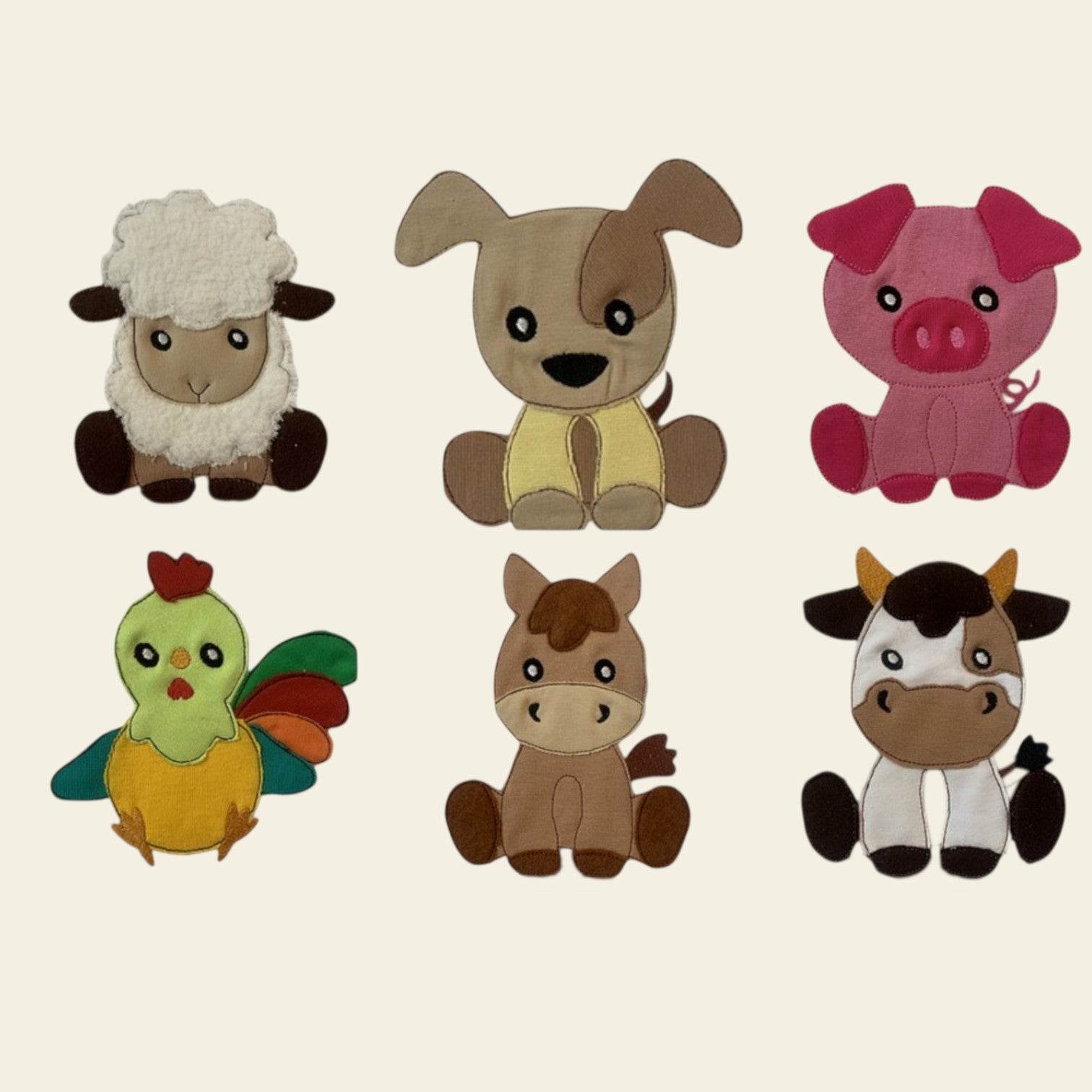 Stickdatei Doodle Farm Bauernhof 13x18Set 857 - Sewando