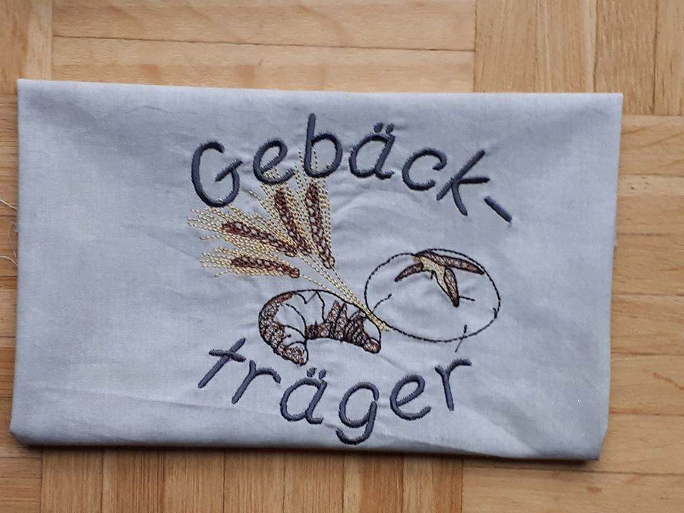 Stickdatei - Sprüche mit Brotmotiven - Sewando