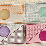 StickdateiMug Rug Untersetzer für Rechts und Links Händer Set 803 - Sewando
