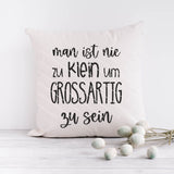 Plotterdatei "Nie zu klein"