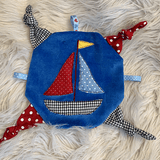 Stickdatei Segelboot Boot Knistertuch Doodle Applikation Set 811 Maritim - Sewando