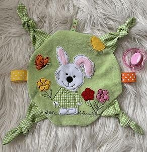 Stickdatei Hase Osterhase 2 Knistertuch Set 811 - Sewando