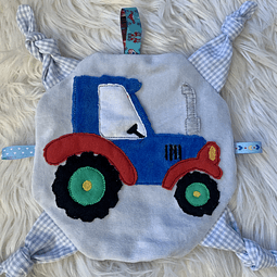 Stickdatei Traktor Schnullertuch Set 811 - Sewando