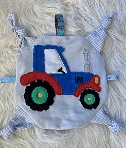 Stickdatei Traktor Schnullertuch Set 811 - Sewando