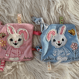 Stickdatei Knistertuch Hase Osterhase Doodle Applikation Set 812 - Sewando