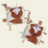 Stickdatei Knistertuch Baby Fuchs Maschinenstickerei Doodle Applikation Set 814 - Sewando