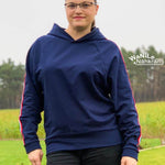 Schnittmuster Oversize Hoodie LIDO Gr. 34-52 : - Sewando
