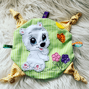 Stickdatei Knistertuch Teddy Set 818 - Sewando