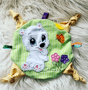 Stickdatei Knistertuch Teddy Set 818 - Sewando