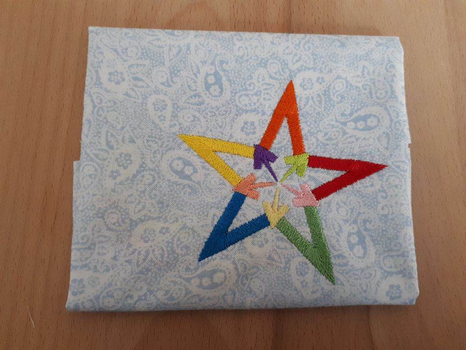 Stickdatei - Rainbow-Mix (10 Dateien) inkl. ITH-Untersetzer - Sewando