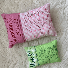 Stickdatei Babyfüsse mit Hände Set 831 - Sewando