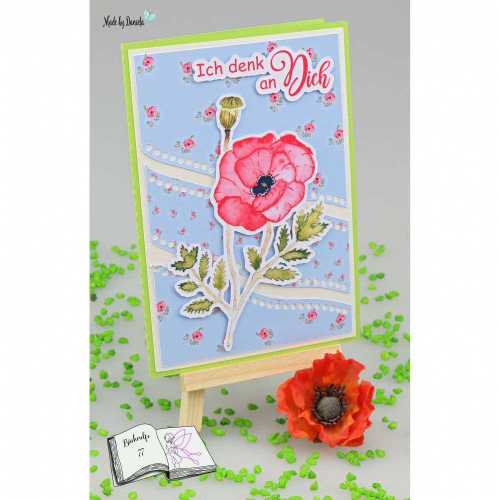 Digiset Mohnblume Plotten, Sublimation, Drucken - Sewando