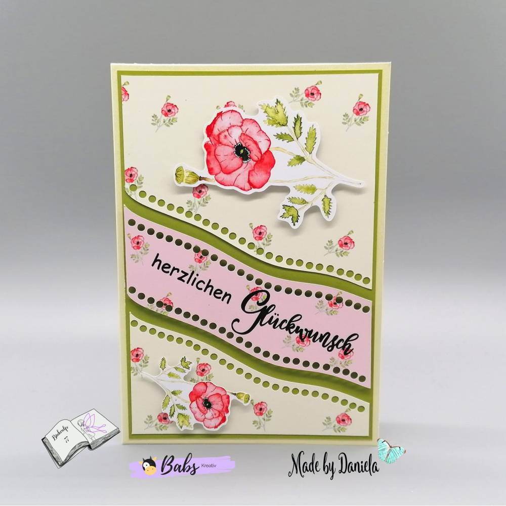 Digiset Mohnblume Plotten, Sublimation, Drucken - Sewando