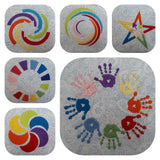 Stickdatei - Rainbow-Mix (10 Dateien) inkl. ITH-Untersetzer - Sewando