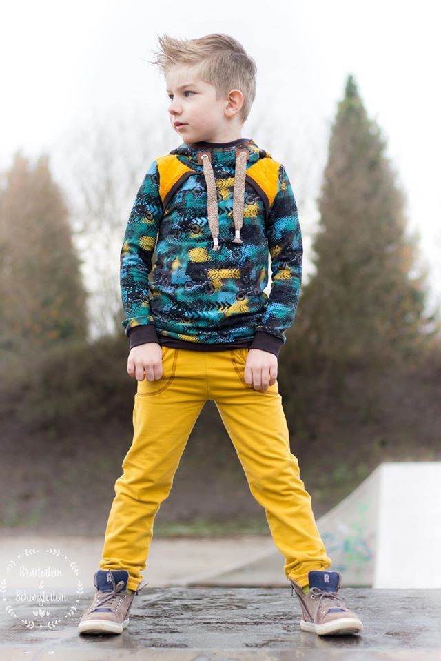 Alldayhose (3 Hosentypen mit verschiedenen Weiten und Figurtypen) für 69cm-140cm Körpergröße - Sewando