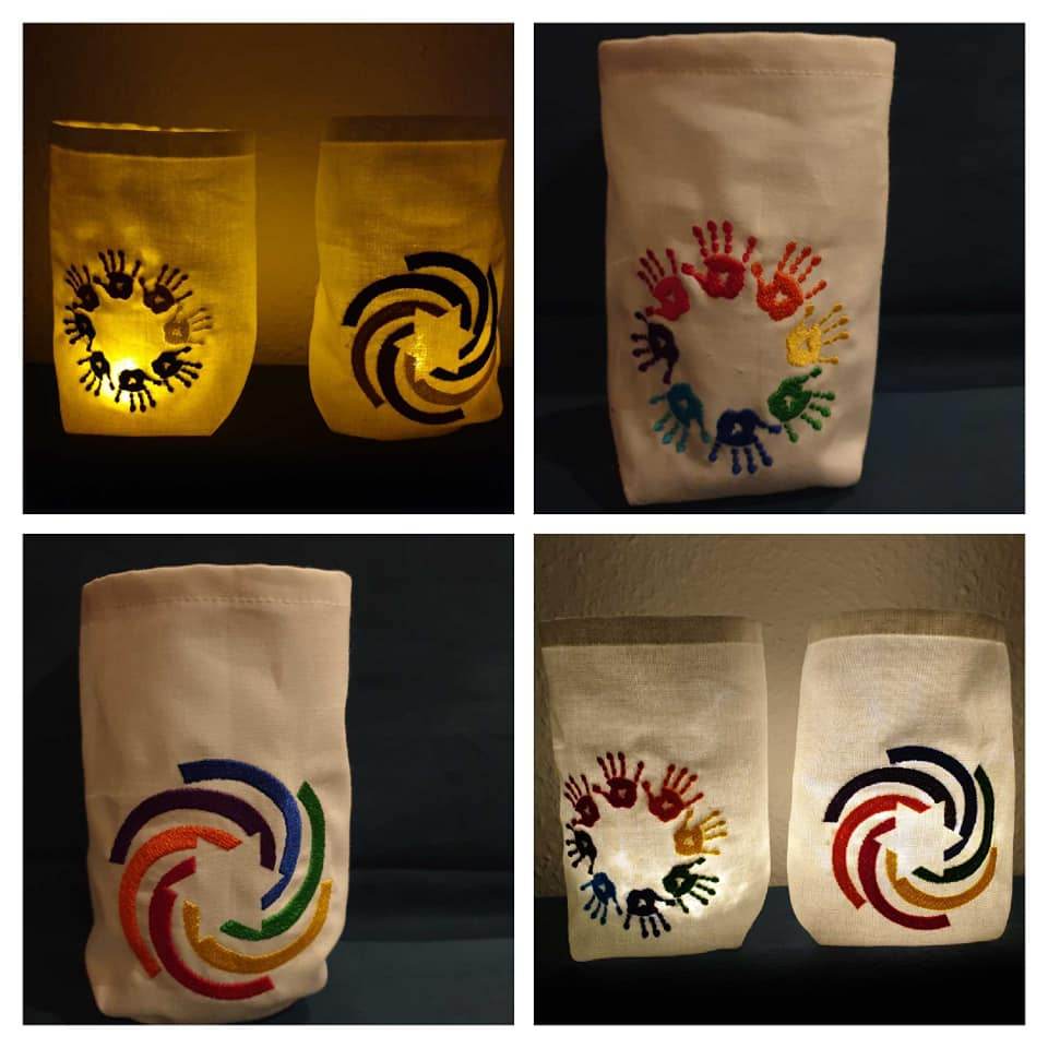 Stickdatei - Rainbow-Mix (10 Dateien) inkl. ITH-Untersetzer - Sewando
