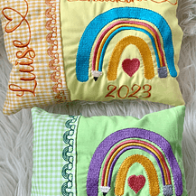 Stickdatei Regenbogen Einschulung Schulkind Set 833 - Sewando