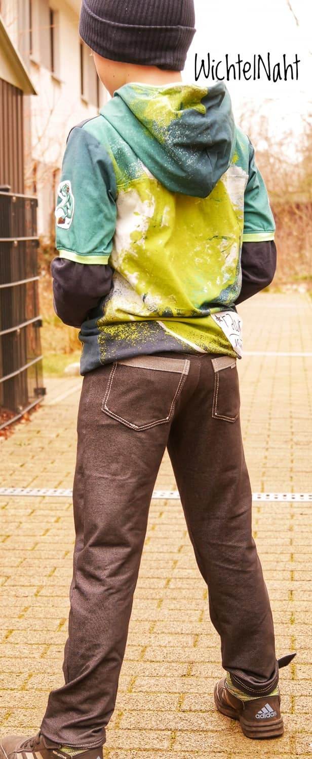Alldayhose (3 Hosentypen mit verschiedenen Weiten und Figurtypen) für 69cm-140cm Körpergröße - Sewando