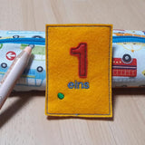 Stickdatei Lernhilfe "Zahlenkarten" 1-20