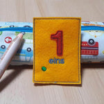 Stickdatei - Zahlenkarten 7 Lernkarten 1-20 - Sewando