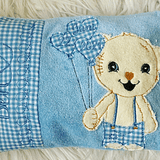 Stickdatei Kissen Teddy Bär Namenskissen Set 836 - Sewando