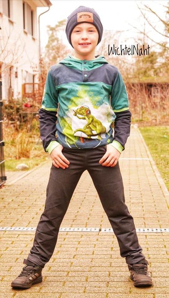 Alldayhose (3 Hosentypen mit verschiedenen Weiten und Figurtypen) für 69cm-140cm Körpergröße - Sewando