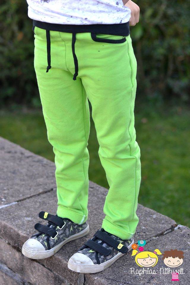 Alldayhose (3 Hosentypen mit verschiedenen Weiten und Figurtypen) für 69cm-140cm Körpergröße - Sewando