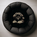 Stickdatei Affenpinscher "Caleb" - realistisch - FÜR DUNKLE STOFFE