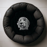 Stickdatei Golden Doodle "Camilla - realistisch - FÜR DUNKLE STOFFE