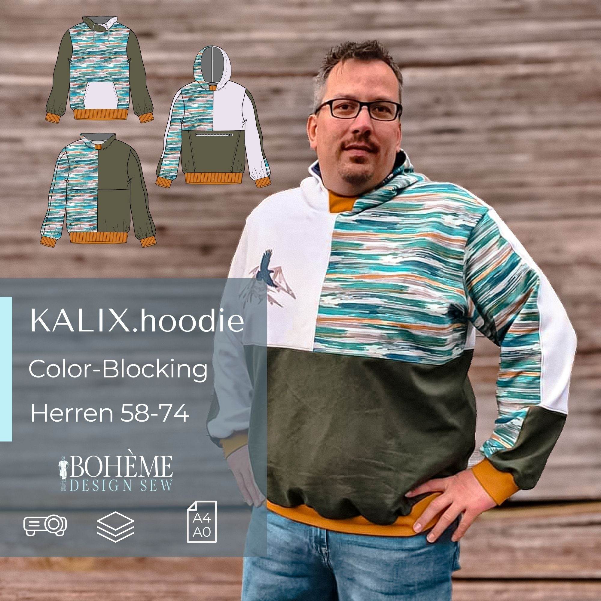 KALIX.hoodie | Herren Plus | 58-74 | Schnitt - Sewando