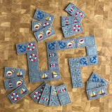 Stickdatei DO-MI-NO - Spiel "Maritim"