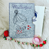 Stickdatei Mutterpass Mama mit Baby Set 845 - Sewando