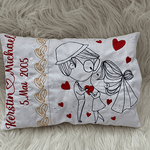 Stickdatei Hochzeit Kissen In the Hoop Set 847 - Sewando