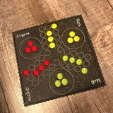 Stickdatei - Spiel "LUDO - Mensch ärgere....." für 3 und 4 Spieler