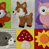 Stickdatei Doodle Waldtiere 10x10 Set 853 - Sewando