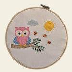 Stickdatei Eule Applikation Set 860 - Sewando