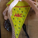 Stickdatei - Lichterkette "Schultüte"