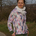 Schnittmuster Sweatjacke Hoodie LUAN Gr. 34-54 : - Sewando