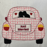 Stickdatei Doodle Hochzeitsauto Set 862 - Sewando