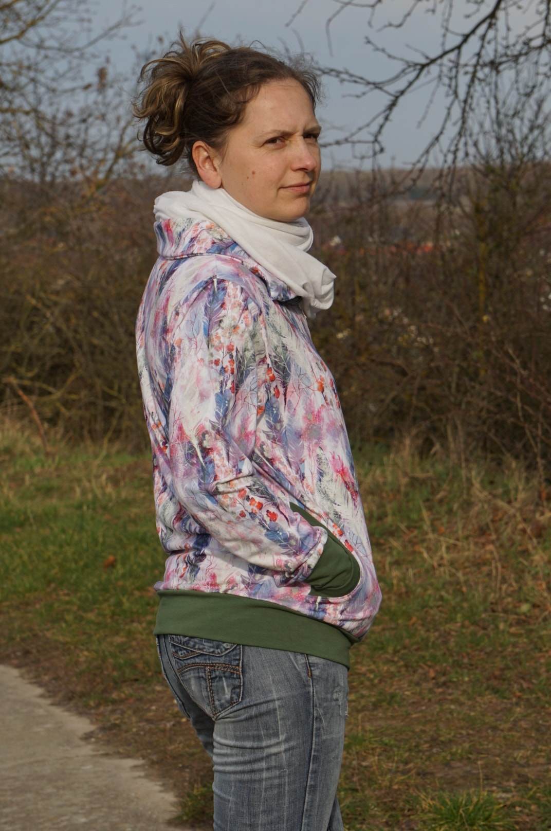 Schnittmuster Sweatjacke Hoodie LUAN Gr. 34-54 : - Sewando