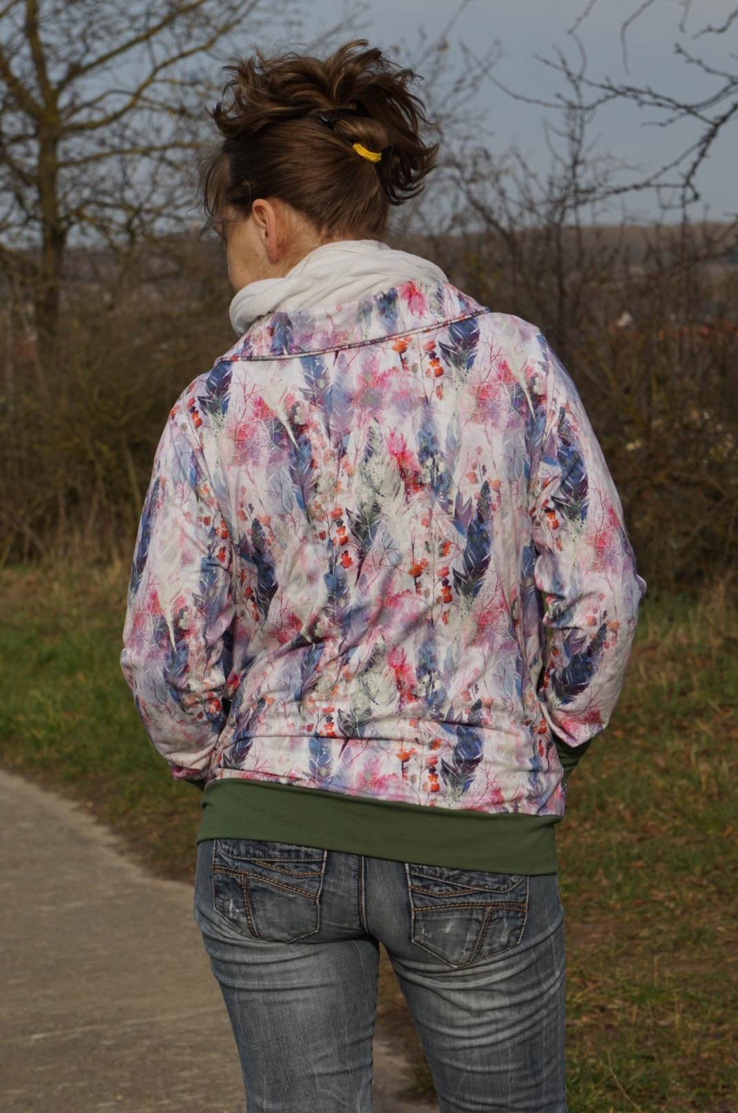 Schnittmuster Sweatjacke Hoodie LUAN Gr. 34-54 : - Sewando