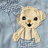 Stickdatei Teddy Boy Doodle Applikation Set 864 - Sewando