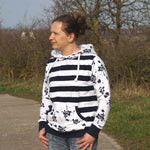 Schnittmuster Sweatjacke Hoodie LUAN Gr. 34-54 : - Sewando
