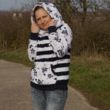 Schnittmuster Sweatjacke Hoodie LUAN Gr. 34-54 : - Sewando