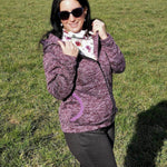 Schnittmuster Sweatjacke Hoodie LUAN Gr. 34-54 : - Sewando