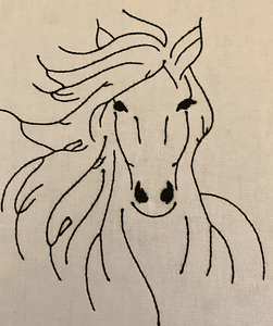Stickdatei Equidenpass Pferdepass Impfpass Set 870 Outline - Sewando