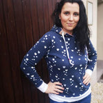 Schnittmuster Sweatjacke Hoodie LUAN Gr. 34-54 : - Sewando