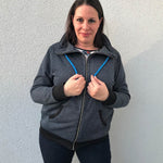 Schnittmuster Sweatjacke Hoodie LUAN Gr. 34-54 : - Sewando