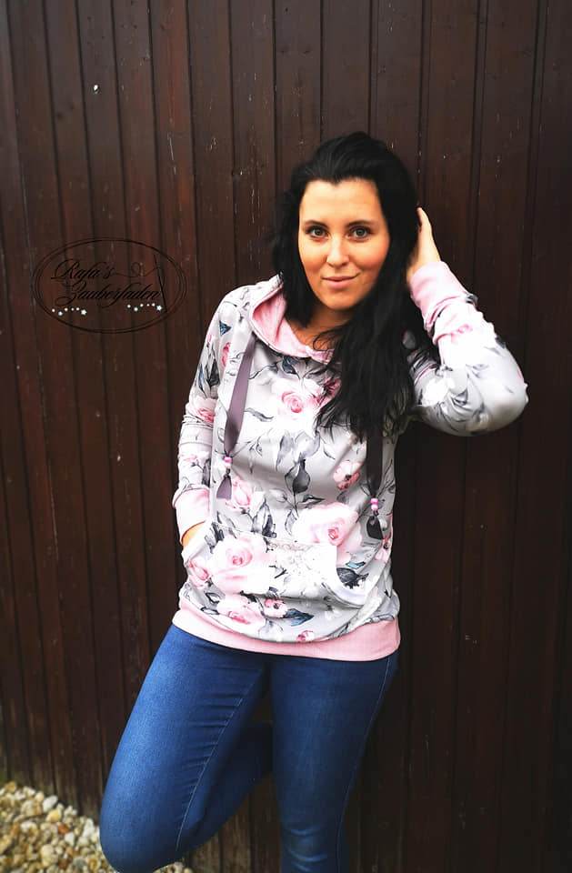 Schnittmuster Sweatjacke Hoodie LUAN Gr. 34-54 : - Sewando